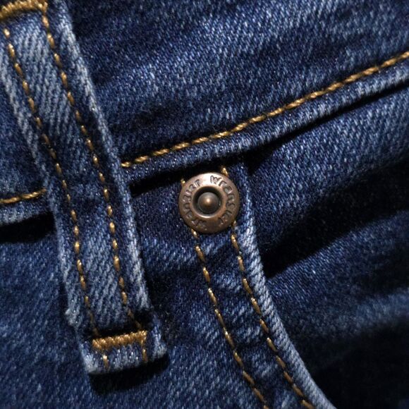 Bootcut Relaxed Fit Jeans Mens 48x30 Med Wash High Rise Stretch Comfort Western - Picture 4 of 16